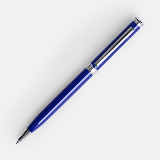 Ручка шариковая Finn Chrome, синяя-2