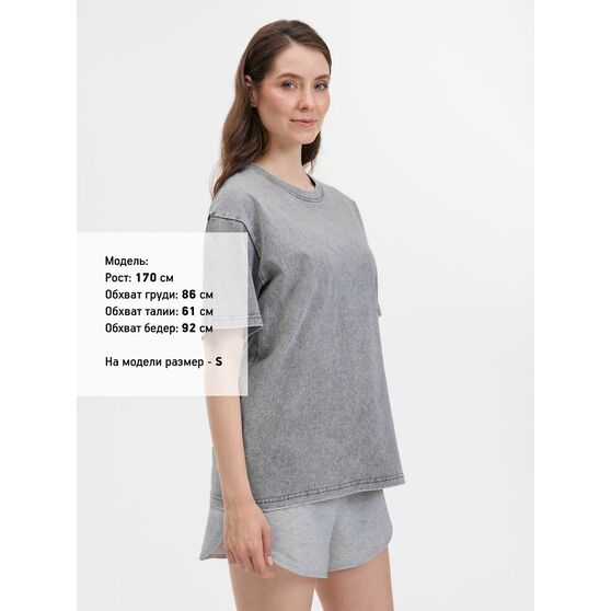 Футболка унисекс Berwi, серая-9