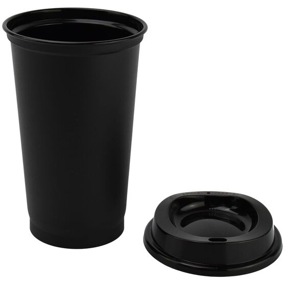 Стакан с крышкой Color Cap Black, черный-2