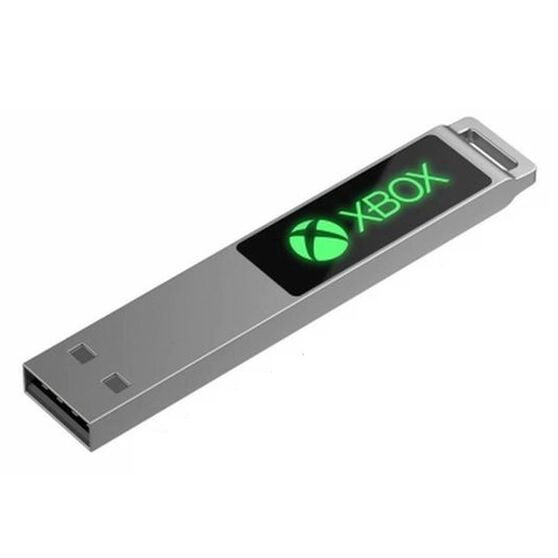 Флешка markBright с зеленой подсветкой, 32 Гб-3