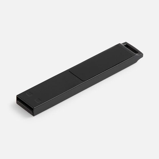 Флешка markBright Black с синей подсветкой, 32 Гб-3