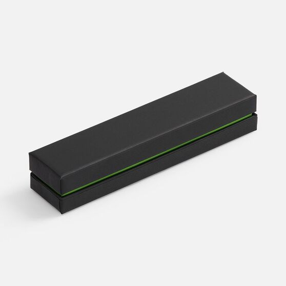 Ручка шариковая Keskus Soft Touch в футляре, зеленое яблоко-4