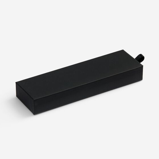 Ручка шариковая Broad Ring Soft Touch в футляре, черная-3