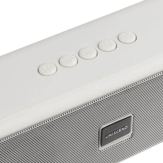 Беспроводная стереоколонка Uniscend Roombox, светло-серая-6