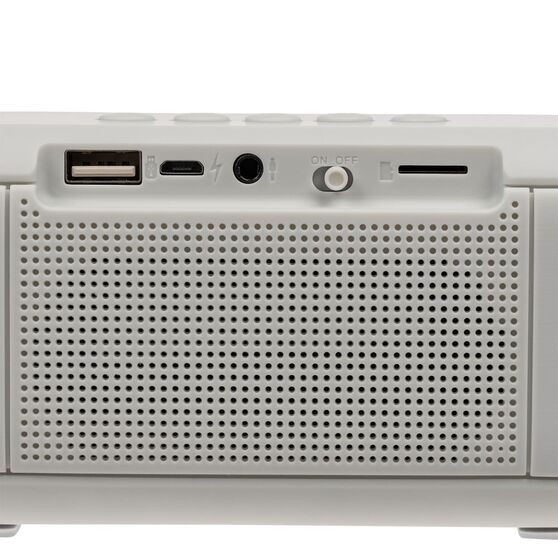 Беспроводная стереоколонка Uniscend Roombox, светло-серая-9