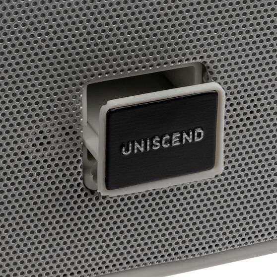 Беспроводная стереоколонка Uniscend Roombox, светло-серая-10
