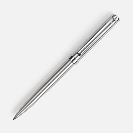Ручка шариковая Delgado, серебристая-2