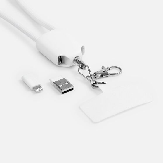 Кабель-ланьярд energyFlex Pro, белый-8