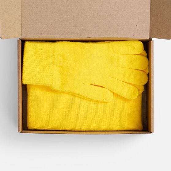 Набор Knit Warm, желтый-3