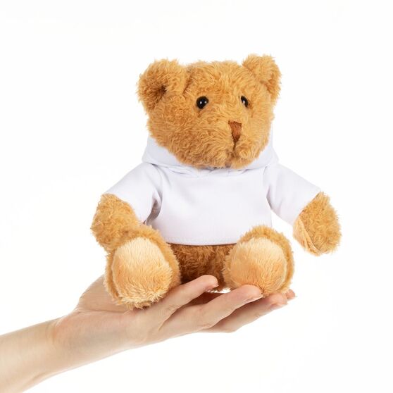 Мягкая игрушка «Мишка Cuddleton» в белом худи-5
