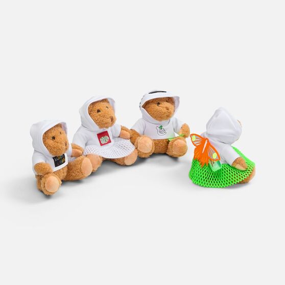 Мягкая игрушка «Мишка Cuddleton» в белом худи-10