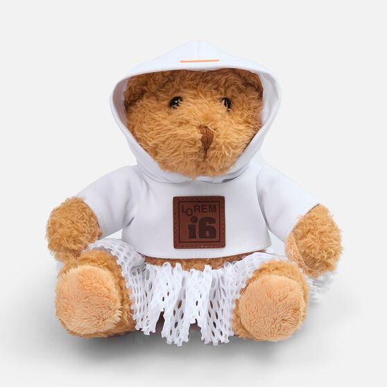 Мягкая игрушка «Мишка Cuddleton» в белом худи-13