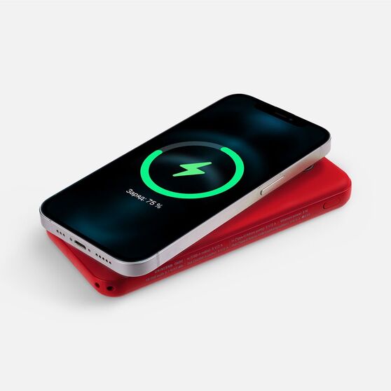 Аккумулятор Omni Qi 10000 мАч, ver.2, красный-8