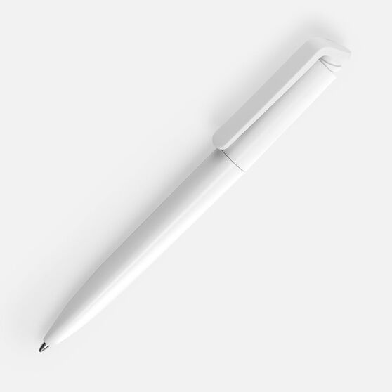 Ручка шариковая Senator Kantaro, матовая, белая-1