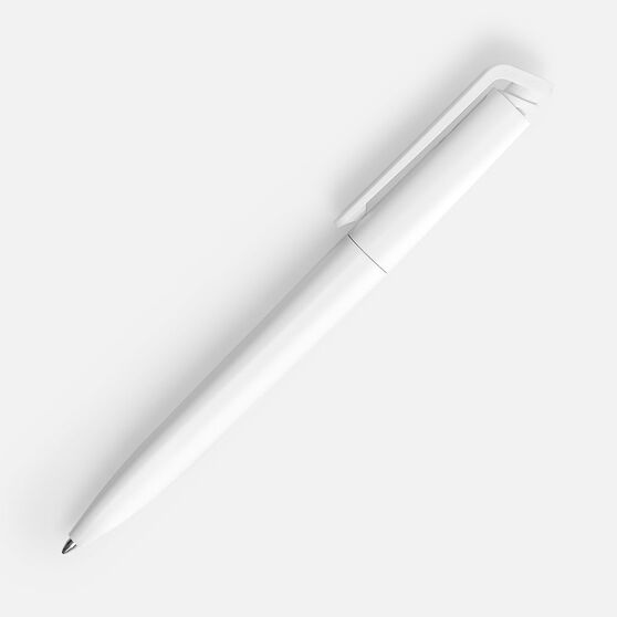 Ручка шариковая Senator Kantaro, матовая, белая-3