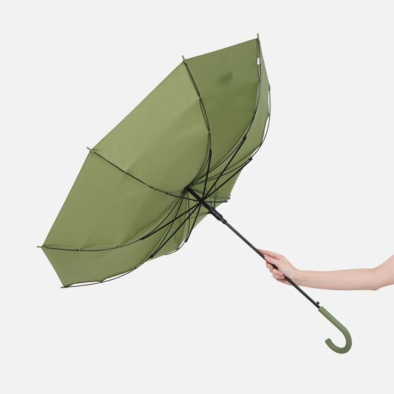 Зонт-трость Jolly Brolly, зеленый (хаки)-7