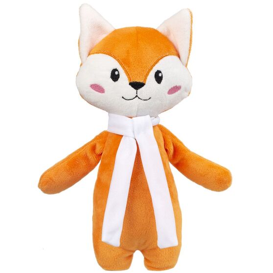 Мягкая игрушка Beastie Toys, лисенок с белым шарфом-1