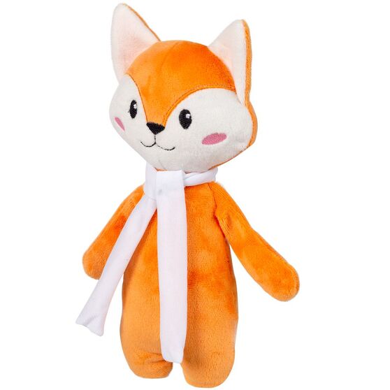 Мягкая игрушка Beastie Toys, лисенок с белым шарфом-2