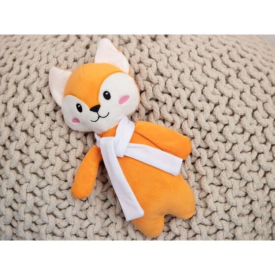 Мягкая игрушка Beastie Toys, лисенок с белым шарфом-5