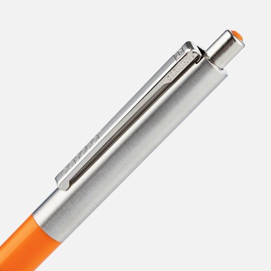 Ручка шариковая Senator Point Metal, ver.2, оранжевая-3