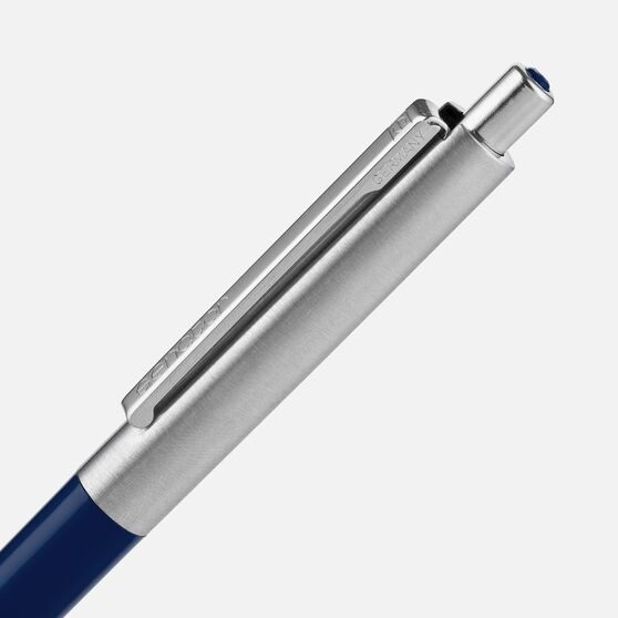 Ручка шариковая Senator Point Metal, ver.2, темно-синяя-3