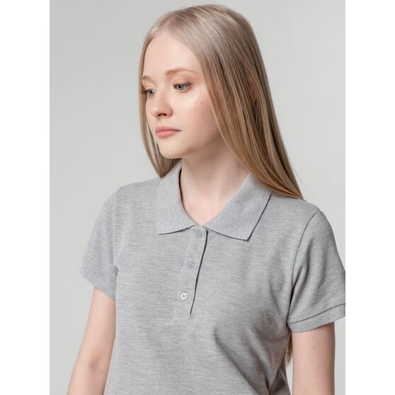 Рубашка поло женская Virma Lady, серый меланж-8