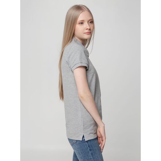 Рубашка поло женская Virma Lady, серый меланж-6