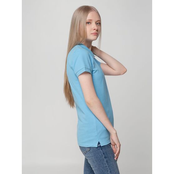 Рубашка поло женская Virma Lady, голубая-6