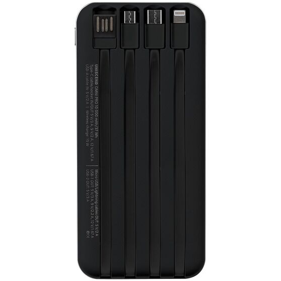 Внешний аккумулятор Omni Pro 10000 мАч, черный-3