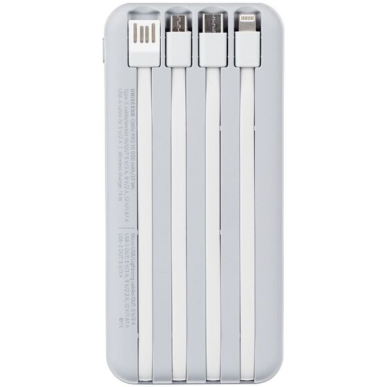 Внешний аккумулятор Omni Pro 10000 мАч, белый-3