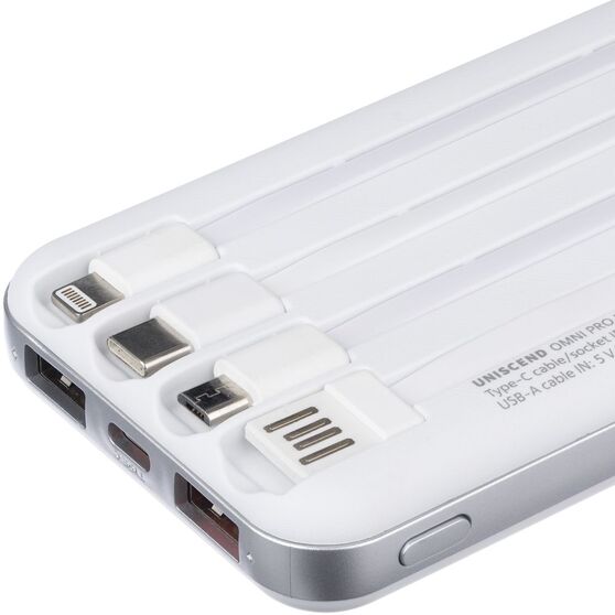 Внешний аккумулятор Omni Pro 10000 мАч, белый-5