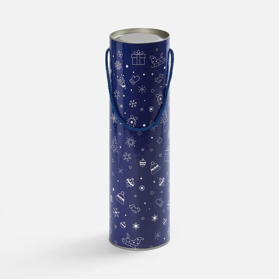 Тубус для бутылки Snowlace, синий-1