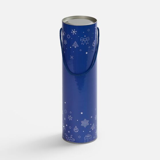 Тубус для бутылки Snowlace, синий-2