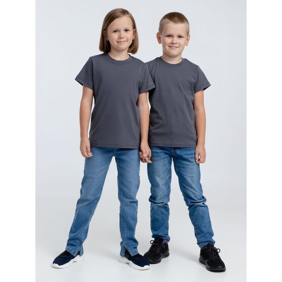 Футболка детская T-Bolka Kids, темно-серая (графит)-8
