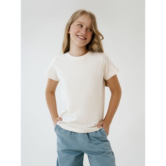 Футболка детская T-Bolka Kids, молочно-белая-4