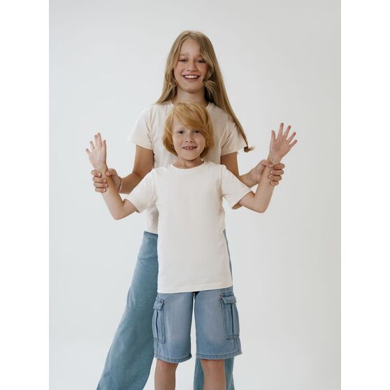 Футболка детская T-Bolka Kids, молочно-белая-9