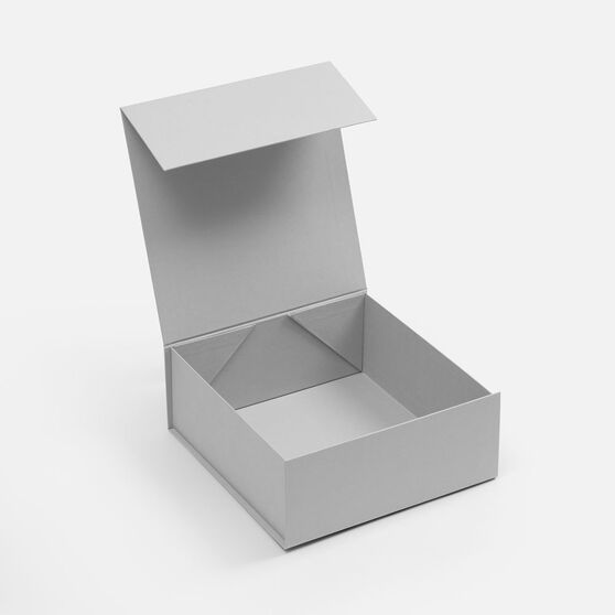 Коробка складная Quadra Fold, серая-3