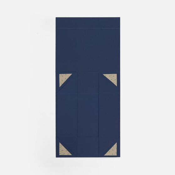 Коробка складная Quadra Fold, темно-синяя-6