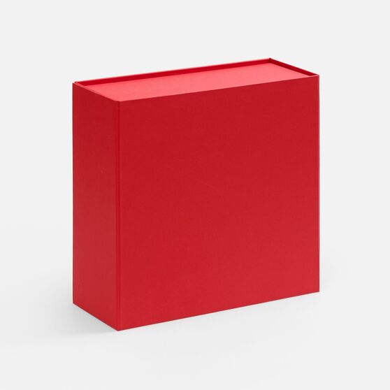 Коробка складная Quadra Fold, красная-2
