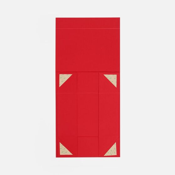 Коробка складная Quadra Fold, красная-6