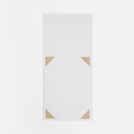 Коробка складная Quadra Fold, белая-6
