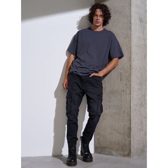 Футболка Oversize Premium, темно-серая (антрацит)-3