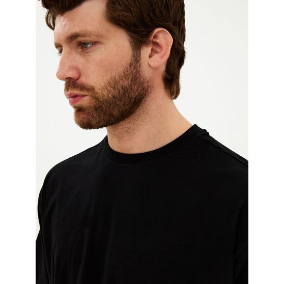 Футболка Oversize Premium, черная-3