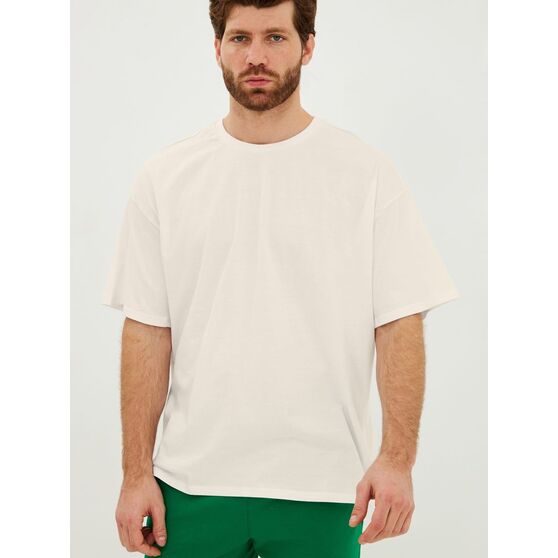 Футболка Oversize Premium, молочно-белая-1