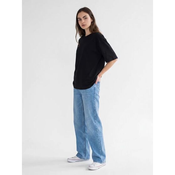 Футболка Oversize Premium 210, черная-8