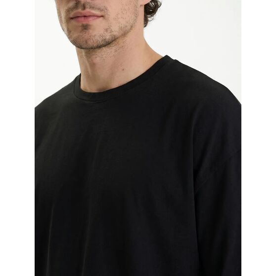 Футболка Oversize Premium 210, черная-4
