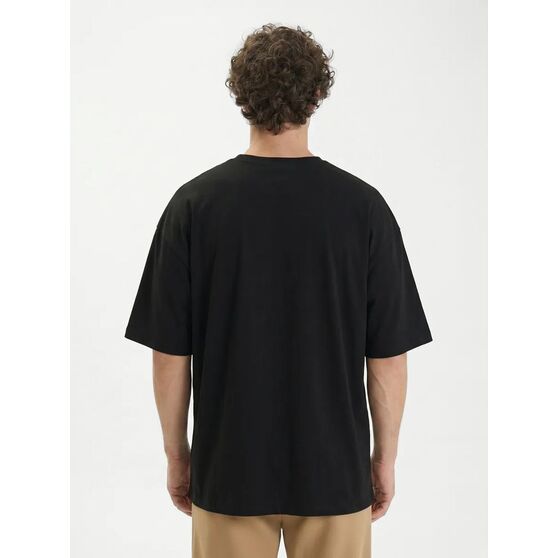 Футболка Oversize Premium 210, черная-2