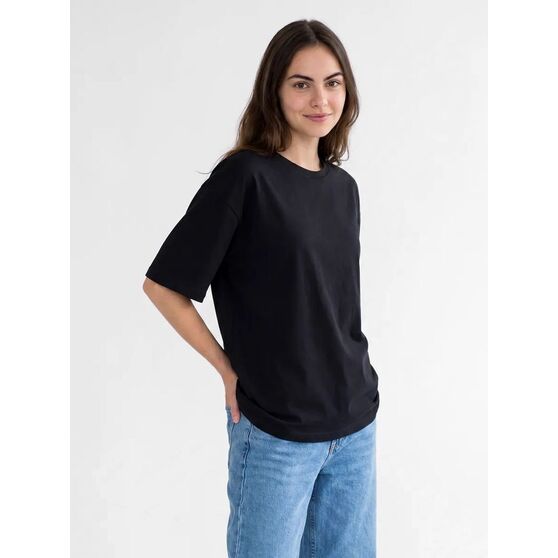 Футболка Oversize Premium 210, черная-7
