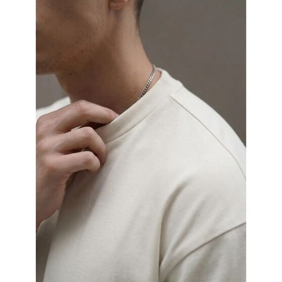 Футболка Oversize Premium 210, молочно-белая-2