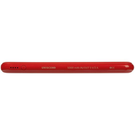 Аккумулятор Uniscend Half Day Type-C 5000 мАч, красный-3
